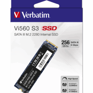 DISCO SÓLIDO SSD 256GB M.2 VERBATIM 2280 SATA III