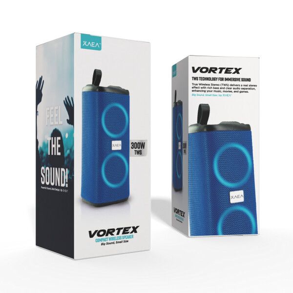 PARLANTE BLUETOOTH PORTÁTIL RGB 300W VORTEX - Imagen 3
