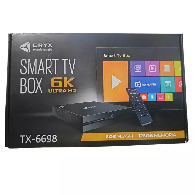 TV BOX ORYX TX-6698 6K 8GB/128GB - Imagen 3