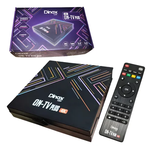 TV BOX DINAX ON-TV PLUS 4K 8GB/128GB